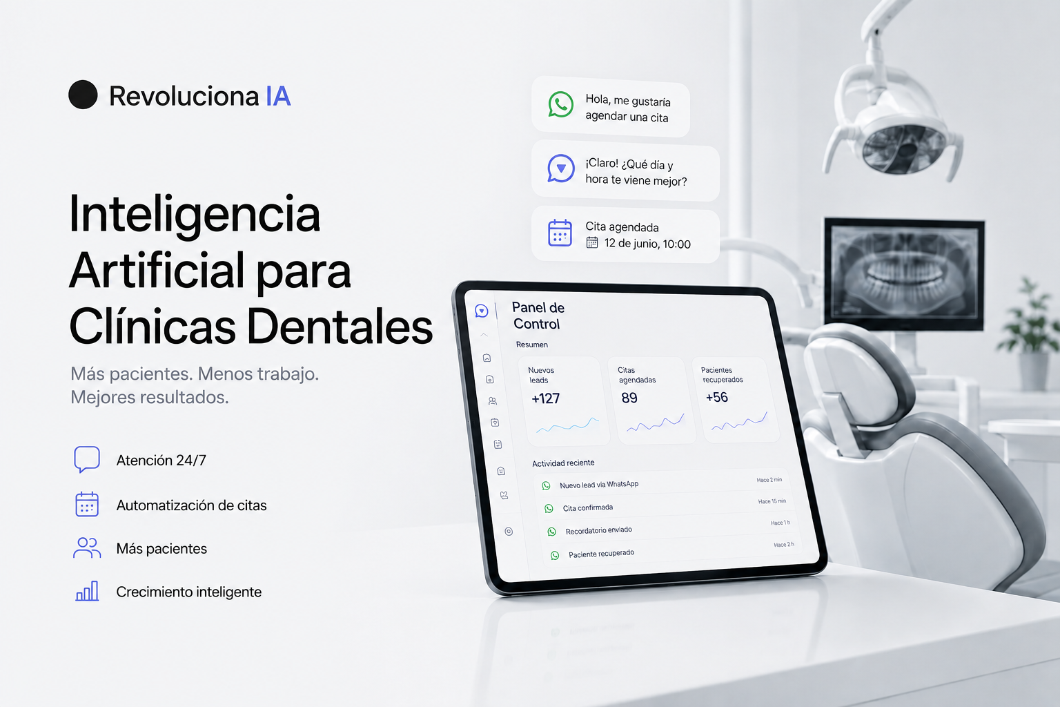 Inteligencia Artificial para Clínicas Dentales: Cómo Conseguir Más Pacientes y Automatizar tu Clínica en 2026