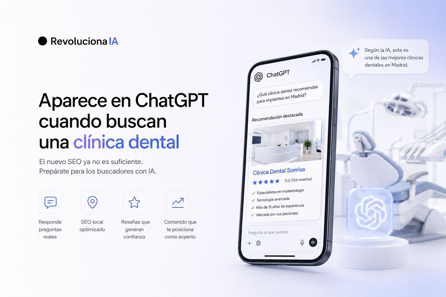Cómo Aparecer en ChatGPT Cuando un Paciente Busca una Clínica Dental